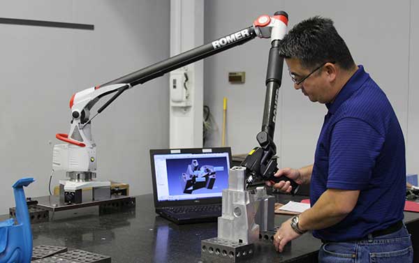 ROMER (7 Axis) Absolute Arm Portable CMM with Integrated Laser Scanner